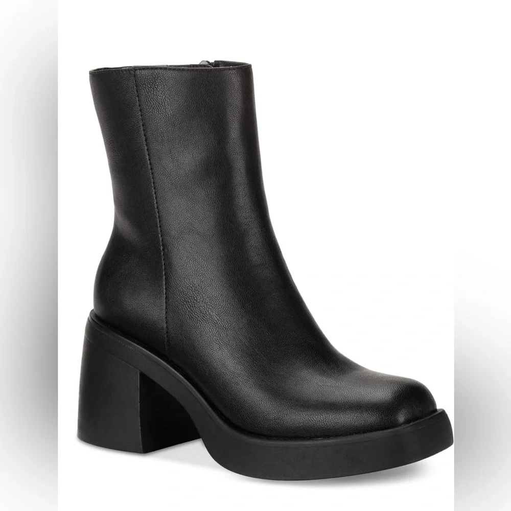 Sun + Stone Elegant Black Women's Ankle Boots Size 9.5 - Picture 6 of 16